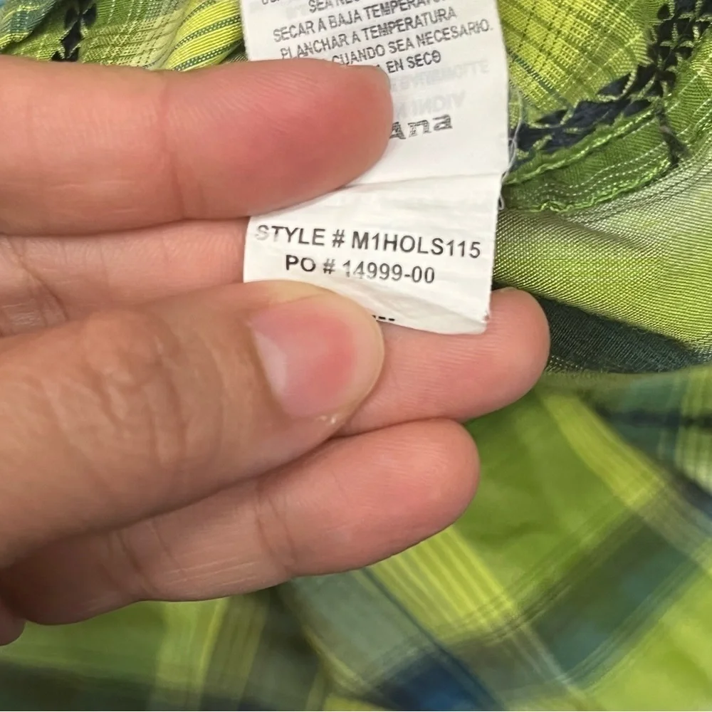 Prana‎ holstad plaid button down shirt